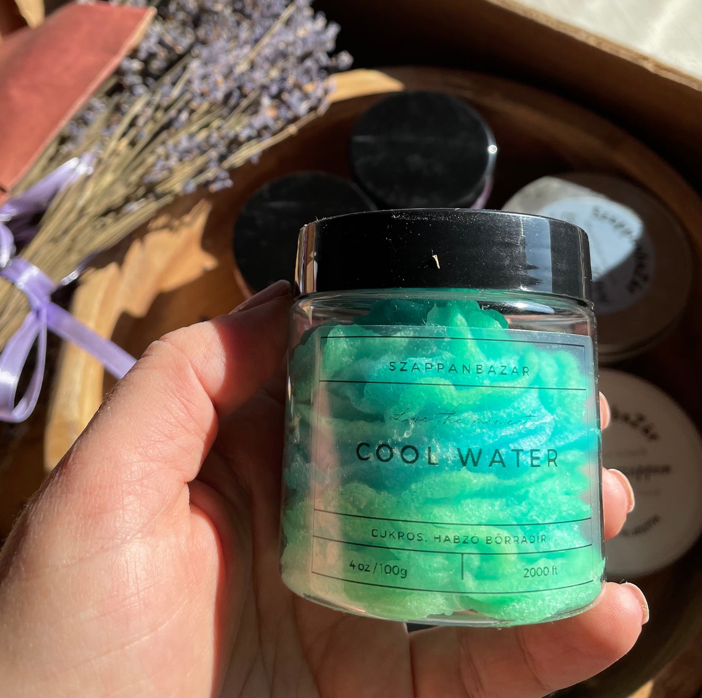 Cukros bőrradírok - Cool water - Toszkán naplemente - Csokicsók - Green heaven - Cherry